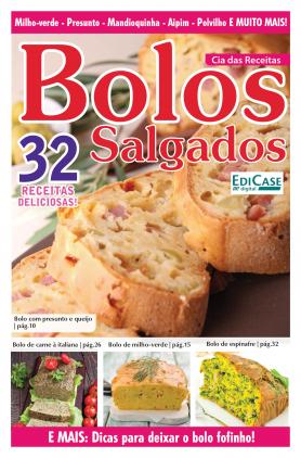 Cia das Receitas Ed. 20 - Bolos Salgados