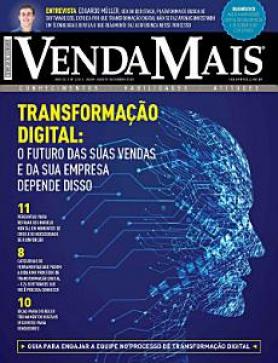 Transformação digital não é algo que se faz apenas investindo em ferramentas tecnológicas. A base desse processo é a transformação da cultura da empresa. Nas 52 páginas desta edição da VendaMais, o leitor entenderá tudo o que está por trás da transformação digital e, além disso, terá acesso a um guia de ferramentas que poderão auxiliá-lo nesta jornada.
